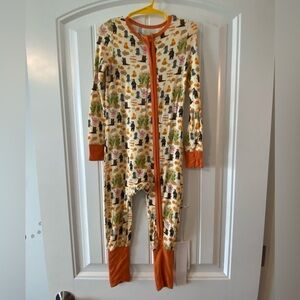 Free Birdees ‘Trick-or-treating at the Pumpkin Patch Bamboo Convertible Footie